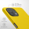 Κάλυμμα για Xiaomi Mi 11 Lite 5G, Silicon, Yellow, 54730.165, kwmobile