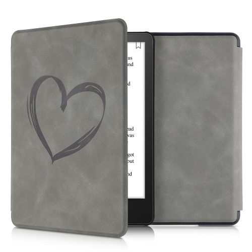 Κάλυμμα για Kindle Paperwhite 11, Eco leather, Grey, kwmobile, 56257.03