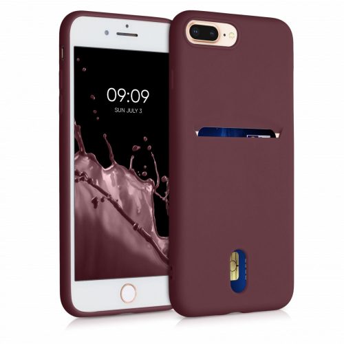 Θήκη για Apple iPhone 8 Plus / iPhone 7 Plus, Silicone, Purple, 49102.190, kwmobile