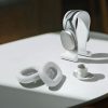 Σετ 2 μαξιλαριών αυτιών για ακουστικά Apple AirPods Max, Kwmobile, Γκρι, Οικολογικό δέρμα, 55895.35