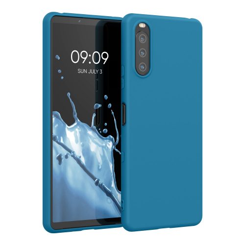 Θήκη για Sony Xperia 10 III, Silicone, Blue, 54754.224, kwmobile