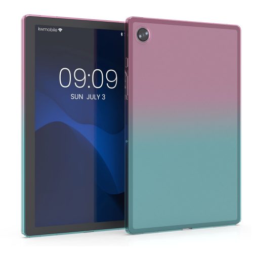 Θήκη για Samsung Galaxy Tab A8 (2021), Kwmobile, Ροζ/Μπλε, Σιλικόνη, 56369.01