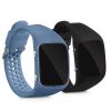 Σετ 2 ιμάντες για Polar M430 / M400, kwmobile, Silicone, Blue / Black, 56435.02