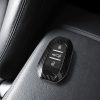 Θήκη κλειδιού αυτοκινήτου για Peugeot / Citroen - 3 Κουμπιά - Keyless Go, kwmobile, Πλαστικό, Μαύρο / Γκρι, 56474.01