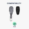 Κάλυμμα κλειδιού αυτοκινήτου Ford - 3 Κουμπιά - Keyless Go, kwmobile, Οικολογικό δέρμα, Πολύχρωμο, 43956.14