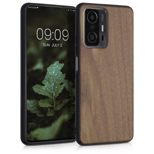 Θήκη για Xiaomi 11T / 11T Pro, Ξύλο, Καφέ, 56465.18, kwmobile