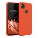 Θήκη για Google Pixel 4a, Silicone, Orange, 52622.218, kwmobile