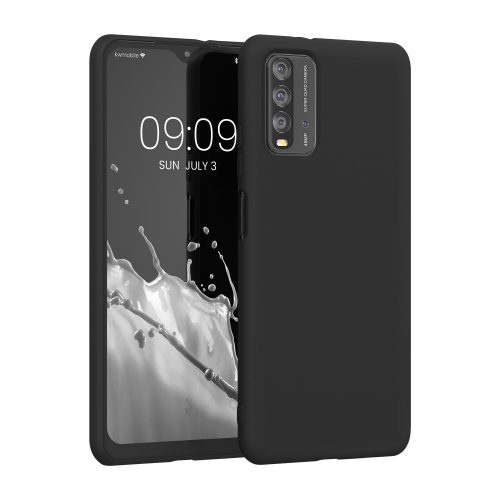 Θήκη για Xiaomi Redmi 9T, Silicone, Black, 56567.01, kwmobile