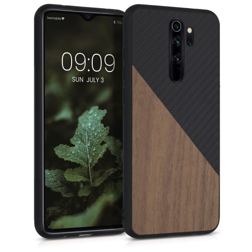 Θήκη για Xiaomi Redmi Note 8 Pro, Ξύλο, Καφέ, 56622.01, kwmobile