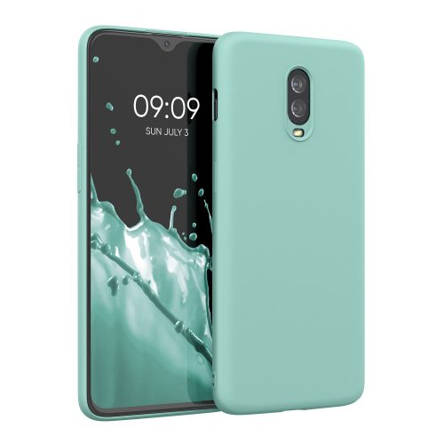 Θήκη για OnePlus 6T, Silicone, Green, 55347.50, kwmobile