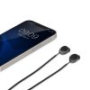 Σετ 2 λουριών για ακουστικά Samsung Galaxy Buds 2, Kwmobile, Μωβ/Μαύρο, Σιλικόνη, 56697.108