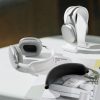 Μπάντα για ακουστικά Apple Airpods Max, Kwmobile, White, Silicon, 56698.02