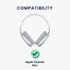 Μπάντα για ακουστικά Apple Airpods Max, Kwmobile, White, Silicon, 56698.02