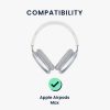 Μπάντα για ακουστικά Apple Airpods Max, Kwmobile, Black, Silicon, 56698.01