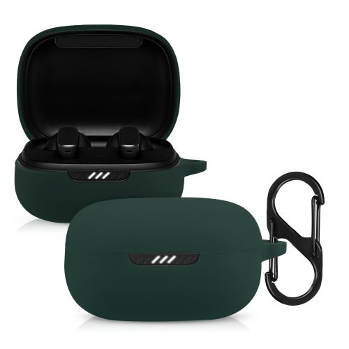 Κάλυμμα για ακουστικά JBL Live Pro Plus, Kwmobile, Green, Silicone, 54206.80