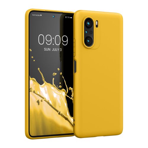 Θήκη για Xiaomi Mi 11i / Poco F3, Silicone, Yellow, 57026.143, kwmobile