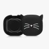 Θήκη για ακουστικά Samsung Galaxy Buds 2/Galaxy Buds Live, Kwmobile, Black/White, Silicone, 57055.01