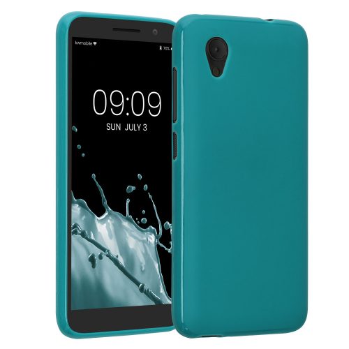 Θήκη Kwmobile για Alcatel 1, Silicone, Green, 46363.57