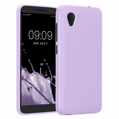 Θήκη Kwmobile για Alcatel 1, Silicone, Purple, 46363.108