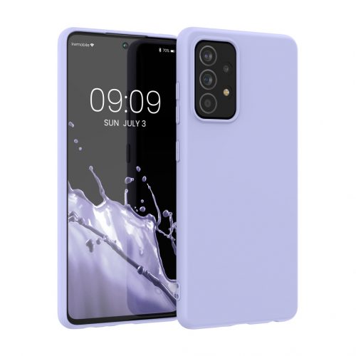 Θήκη Kwmobile για Samsung Galaxy A52/Galaxy A52 5G/Galaxy A52s 5G, Silicone, Purple, 54346.139