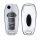 Θήκη για κλειδί αυτοκινήτου Ford 3 Buttons - MyKey, Kwmobile, Silver, Silicone, 57313.94