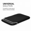 Universal κάλυμμα για tablet 11 ιντσών, Kwmobile, Μαύρο, Neoprene, 57317.01