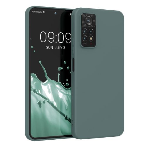 Θήκη Kwmobile για Xiaomi Redmi Note 11 Pro/Redmi Note 11 Pro 5G, Silicone, Green, 57369.171