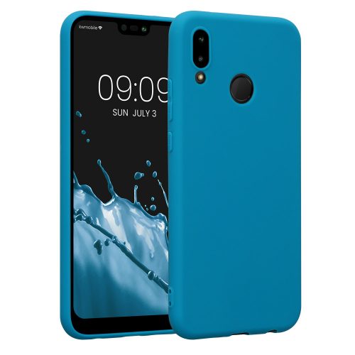 Θήκη Kwmobile για Huawei P20 Lite, Silicone, Blue, 44358.224