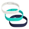 Σετ 3 ιμάντες για Fitbit Flex 2, Kwmobile, Πολύχρωμο, Σιλικόνη, 39614.205