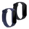 Σετ 2 ιμάντων για Xiaomi Mi Smart Band 6/Mi Band 6/Mi Band 5, Kwmobile, Black/Blue, Silicone, 57428.02