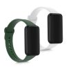 Σετ 2 ιμάντων για Xiaomi Redmi Smart Band Pro, Kwmobile, Λευκό/Πράσινο, Σιλικόνη, 57425.02