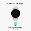 Σετ 2 ιμάντων για Samsung Galaxy Watch 4 (40mm), Kwmobile, Grey/Green, Silicone, 57420.02