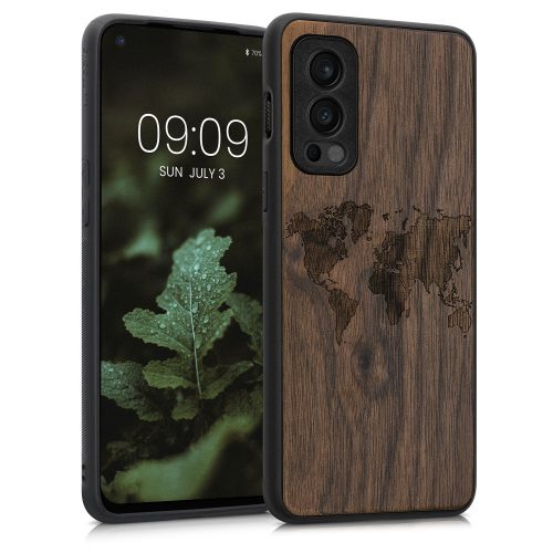 Θήκη Kwmobile για OnePlus Nord 2 5G, Wood, Brown, 56448.04