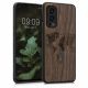 Θήκη Kwmobile για OnePlus Nord 2 5G, Wood, Brown, 56448.04