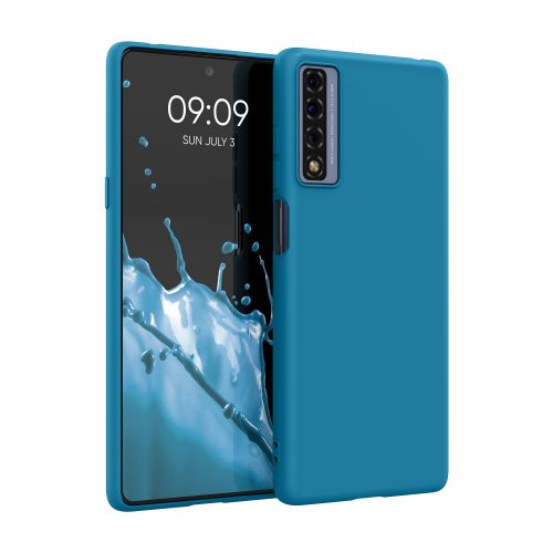 Θήκη Kwmobile για TCL 20 5G (2021)/20S (2021)/20L (2021), Silicone, Blue, 55704.224