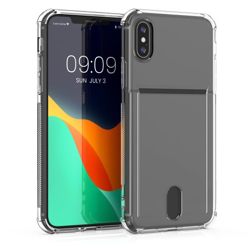 Θήκη Kwmobile για Apple iPhone X/iPhone XS, Silicone, Transparent, 57518.03