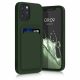 Θήκη Kwmobile για Apple iPhone 12/iPhone 12 Pro, Silicone, Green, 55112.80