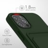 Θήκη Kwmobile για Apple iPhone 12/iPhone 12 Pro, Silicone, Green, 55112.80