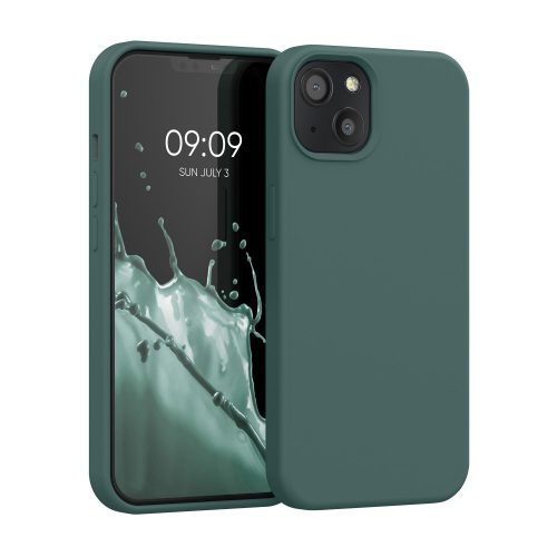 Θήκη Kwmobile για Apple iPhone 13, Silicone, Green, 55878.171