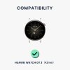 Σετ 2 ιμάντων για Huawei Watch GT 3 Pro (43mm)/Watch GT 3 (42mm), Kwmobile, Black/Blue, Silicone, 57109.02