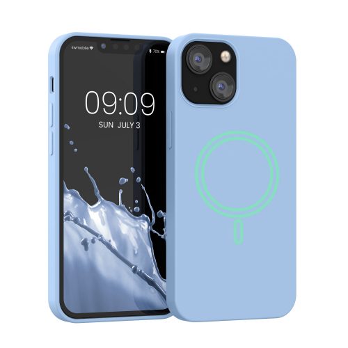 Θήκη Kwmobile για Apple iPhone 13 Mini, Silicone, Blue, 56558.58