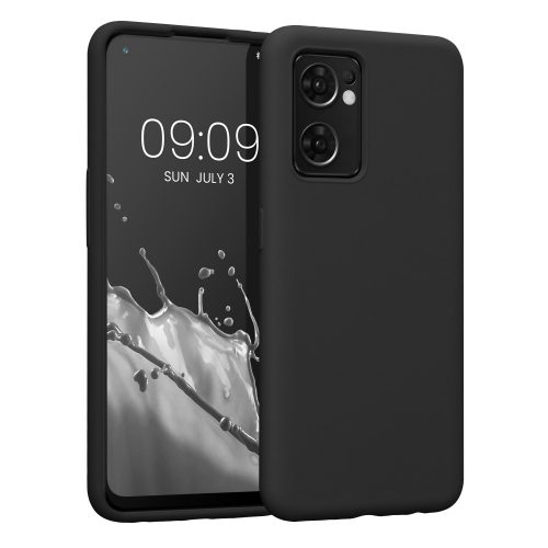 Θήκη Kwmobile για OPPO Find X5 Lite, Silicone, Black, 57630.01