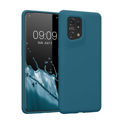 Θήκη Kwmobile για OPPO Find X5, Silicone, Green, 57629.57