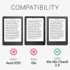 Θήκη για Kobo Glo HD/Touch 2.0, Kwmobile, Grey, Textile, 43008.22