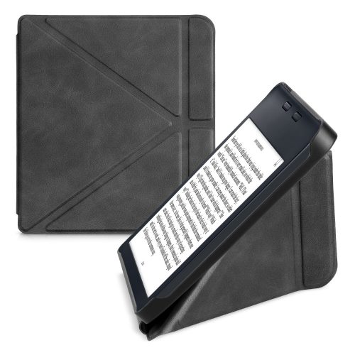 Κάλυμμα για Kobo Libra 2, Kwmobile, Grey, Eco-leather, 56576.73