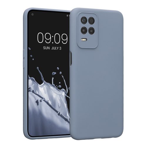 Θήκη Kwmobile για Realme 8 5G/Narzo 30 (2021), Silicone, Blue, 57574.12