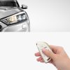 Κλειδιά αυτοκινήτου για BMW 3 Κουμπιά - Smart Key, Kwmobile, Λευκό/Χρυσό, Σιλικόνη, 56001.02