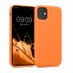 Θήκη Kwmobile για Apple iPhone 11, Silicone, Orange, 50791.150