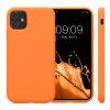 Θήκη Kwmobile για Apple iPhone 11, Silicone, Orange, 50791.150