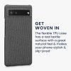 Θήκη Kwmobile για Google Pixel 6a, Textile, Grey, 57794.22